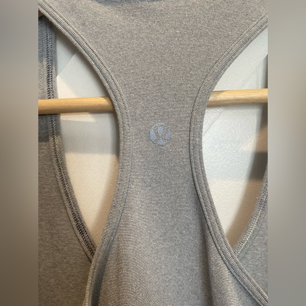 Lululemon Cool Racerback Tank - Light Gray - Picture 5 of 5